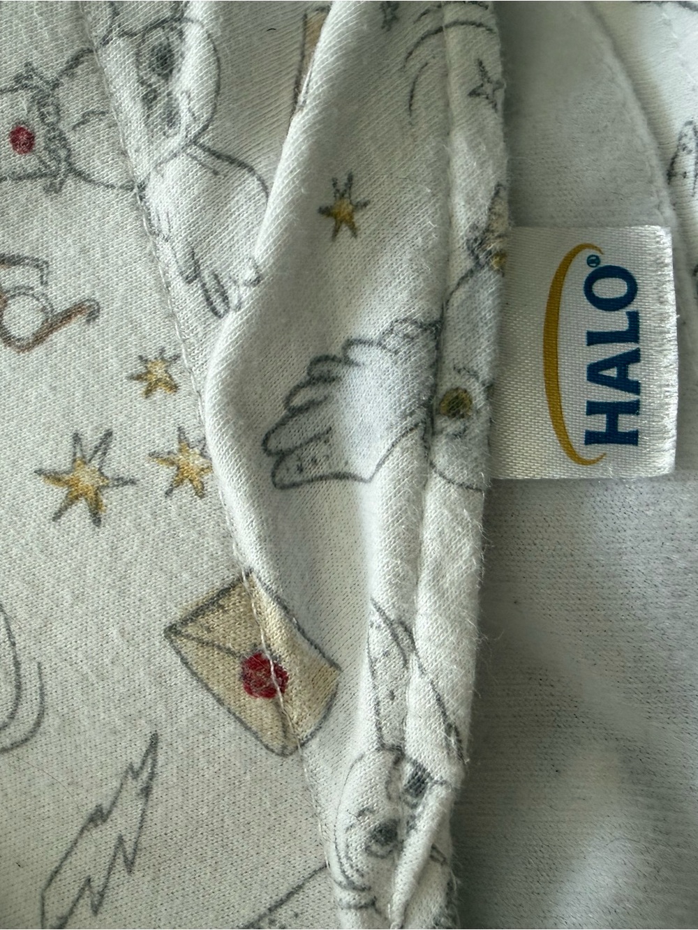 Halo Harry Potter Sleep Sack in Cream with Gold and Brown Accents